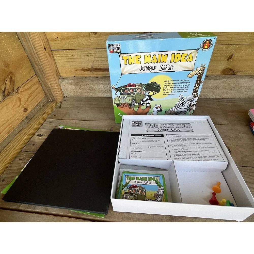 Learning Games : The Main Idea Jungle‎ Safari RL 5.0-6.5 Teacher Supplies Class